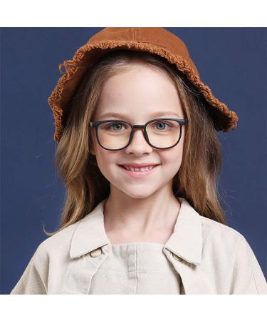 Tofox Children's Prescription Glasses Frames - Anti Blue Light Clear Lens for Boys & Girls (Ages 6-12) - Color 2 - Buy Online on GoSupps.com