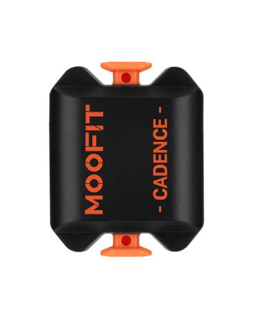 moofit Cadence/Speed Sensor Bluetooth / ANT+ IP67 Waterproof Wireless RPM Cycling Spin Bike Cadence Sensor for Wahoo/Zwift /OpenRider/Endomondo/ TacX/ TrainerRoad