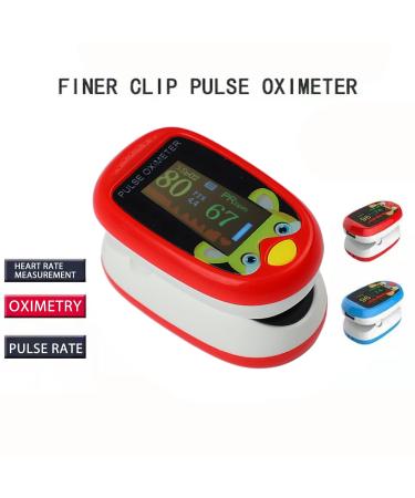 Finger Pulse Oximeter SPO2 Monitor for Kids - Portable Oxygen Sensor with 6 Modes and Auto Shutdown (Red) - Buy Online on GoSupps.com