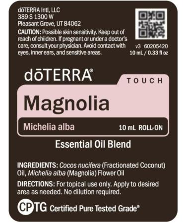 doTERRA Magnolia Touch Essential Oil - 10 mL | Pure & Natural Aromatherapy | International Shipping Available - Buy Online on GoSupps.com