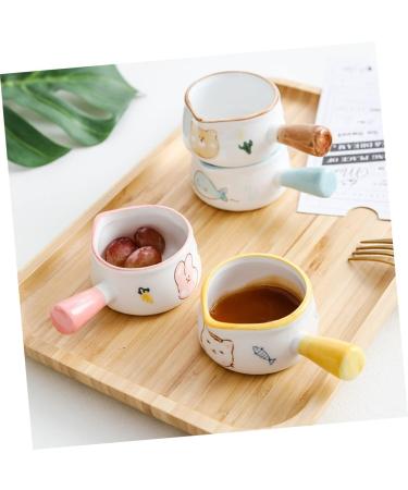 COLLBATH Milk Cup Candy Melting Pot Spice Seasoning Containers Milk Jug Porcelain Milk Pitcher Food Ceramics Assorted Color 9.8x6cm - Buy Online on GoSupps.com