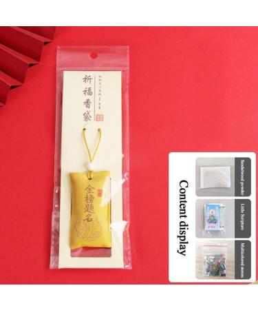 Spiritual Salt With Sachet Fragrant Bag Empty Bag Carrying Pouch Bag Hanging Blessings Style Wishes Good Pendant Chinese - Buy Online on GoSupps.com