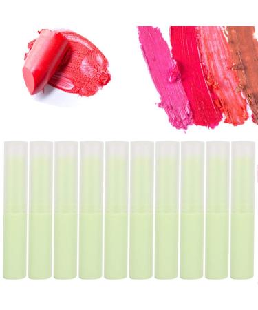 Empty Lip Balm Tube DIY Lipstick Making Lip Balm Tube for Lip Balm Lipstick(12#Lipstick tube green )