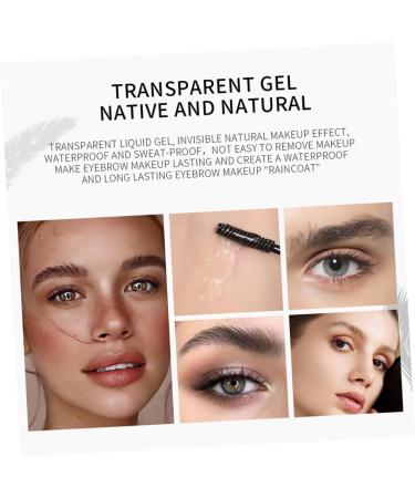 DOITOOL 4 Pcs Eyebrow Shaping Liquid Mascara Black Clear - Eyebrow Styling Gel Miss Repair Lotion Modeling 1 count (Pack of 1) Transparent Colorx2pcs - Buy Online on GoSupps.com