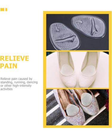 FRCOLOR 3 Pairs Non-Slip Forefoot Pads & Gel Heel Cushions for High Heels - Comfortable Breathable Foot Inserts for Women - Buy Online on GoSupps.com