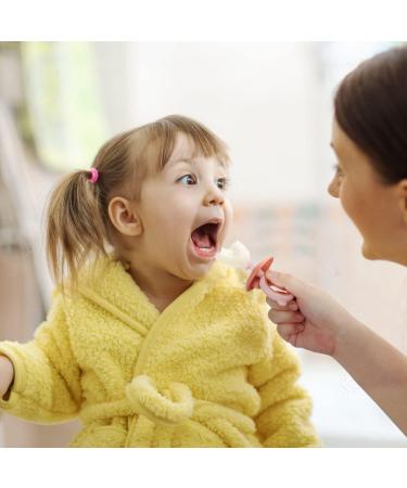 COLOROUND 2 Pack Kids U-Shaped Toothbrush for Toddlers Age 2-6 | Silicone Baby Toothbrush with Storage Cup | Baby Manual Training Toothbrush for 360 Oral Teeth Care - Buy Online on GoSupps.com