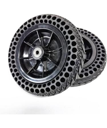 D M 8inch Electric Wheelchair Front Caster Honeycomb Solid Rubber Tire Wheel Assembly for Wheelchair Front Wheels Replacement Bearing: 8mm (Size : 2 Counts) - Buy Online on GoSupps.com