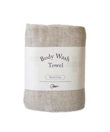 Nawrap Natural Linen Body Wash Towel