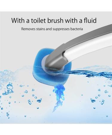 Disposable with 7 PCS Cleaning Refills Toilet Cleaner Brush and Holder Disposable Cleaning Artifact Set Commemoration Day - Buy Online on GoSupps.com
