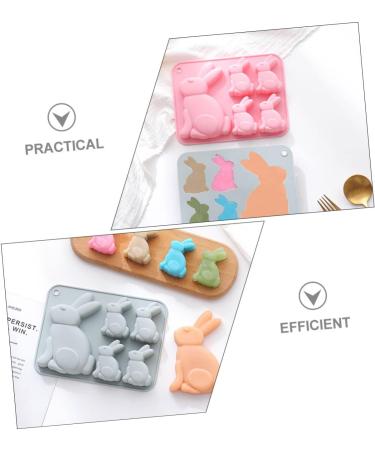 Zerodeko 2pcs Easter Cake Mold Gummy Molds Soap Mold Silicone Molds Silicone Cake Mold Easter Baking Mold Fondant Molds Chocolate Molds Silicone Baking Supply Easter Rabbit Mold - Buy Online on GoSupps.com