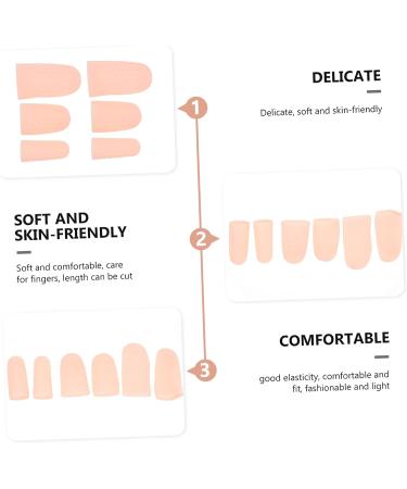 Healifty 8 Pairs Silicone Toe Tubes Protector - Foot Protectors for Feet, Toe Orthotic Separator for Toe Valgus Relief - 6x3cm - Buy Online on GoSupps.com