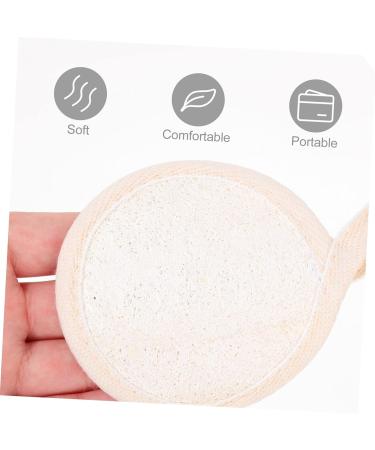 FOMIYES 6pcs Makeup Remover Cotton Face Pad Bath Sponges | Exfoliating Loofah Pads for Shower | Facial Puff Beige Spa Makeup Remover - Buy Online on GoSupps.com