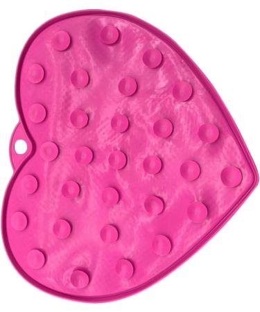 Fassme Heart-Shaped Shower Foot Scrubber with Suction Cups | Deep Clean & Massage Your Feet | No Bending Required - Buy Online on GoSupps.com