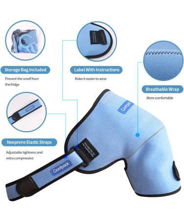 Comfpack 3D XL Shoulder Ice Pack - Hot Cold Therapy Support for Rotator Cuff Injuries - Buy Online on GoSupps.com