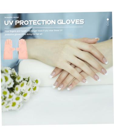 POPETPOP 4 Pairs Sun Protection Half Finger Gloves Mittens Anti-uv Gloves Manicure Protective Accessory Manicure Skin Gloves Gloves Manicure Tools Accessories Miss Summer Nylon - Buy Online on GoSupps.com