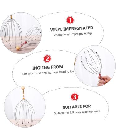 Tovinanna 6-in-1 Massage Shampoo Scrubber & Scalp Care Tool - Stress Relief Hair Crawler Brush - Buy Online on GoSupps.com