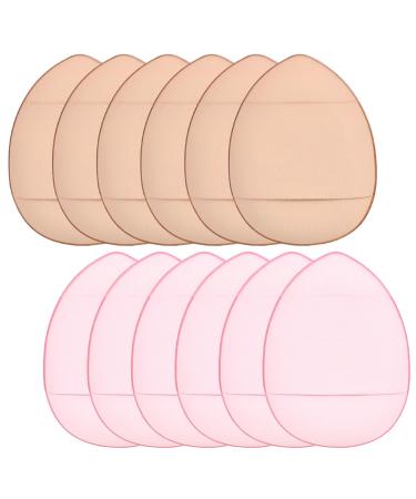 FDCGAS Makeup Sponges Make up - 12 Pieces Makeup Sponges for Foundation Concealer Face Eye Cosmetic Tools for Wet and Dry Makeup