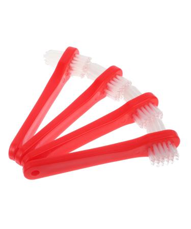 Tovinanna 4 pieces wrong toothbrush prosthesis cleaning travel prosthesis brush prosthesis brush toothbrush prosthesis brushes prosthesis brush for cleaning toothbrushes for