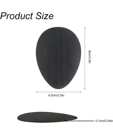 6 Pairs Anti-Slip Shoe Grips - Self-Adhesive Non-Skid Pads for Shoes in Black - Buy Online on GoSupps.com