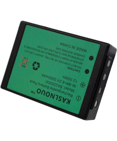 2-Pack BA225000 Replacement Battery for HBC Radiomatic Eco Linus 6 - 2000mAh 6V NI-MH Battery | International Shipping Available - Buy Online on GoSupps.com