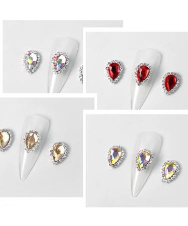 17 Pcs Sparkling 3D Nail Charms Rhinestones - Heart & Laser Design | Shiny Nail Art Supplies for Women DIY Gem Decoration - Crystals Jewelry S3 - Buy Online on GoSupps.com