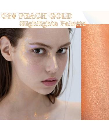 Gold Champagne Shimmer Highlighter Palette - Face & Body Glow Powder - Buy Online on GoSupps.com