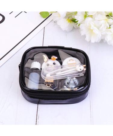 Exceart Contact Lens Accessories Bag | Earth Color Storage Container & Tweezers - Perfect for Travel! - Buy Online on GoSupps.com
