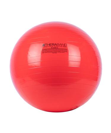 THERABAND Exercise and Stability Ball for Improved Posture, Balance, Core Fitness, Coordination, Rehab Red - 55cm - Buy Online on GoSupps.com