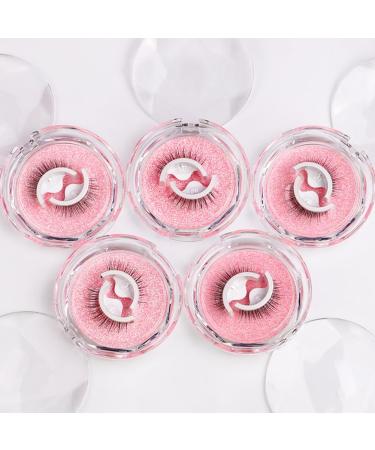 2 Pairs Reusable Adhesive Eyelashes - No Glue Natural Look Self-Adhesive False Lashes with Storage Box - Perfect for International Shipping - Buy Online on GoSupps.com