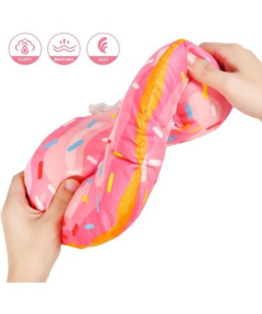Xinzistar Rauskrause Adjustable Soft Cat Collar - Anti-Bite Safety for Cats Dogs & Kittens - Pink Donut (M) | International Shipping Available - Buy Online on GoSupps.com