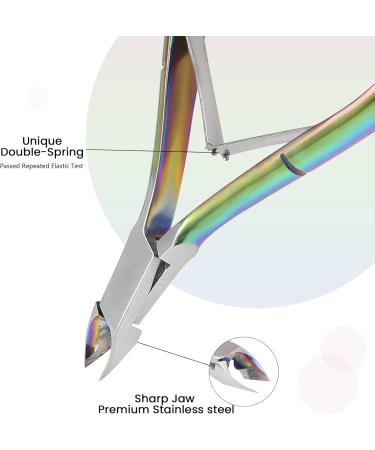 Cuticle Trimmer with Cuticle Pusher Cuticle Remover Cutter Nipper and Cuticle Nail Pusher Peeler Scraper Durable Dead Skin Clipper Manicure Pedicure Tools (Colorful) - Buy Online on GoSupps.com