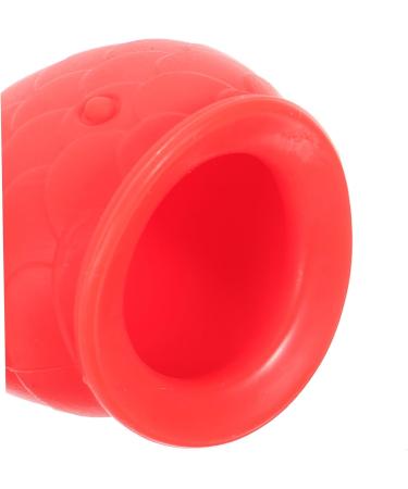 Beavorty 4pcs Silicone Fish Lip Filler (red) Lips Women Lip Enhancer Lab Sucker Plumping Mouth 8.2x6cmx4pcs Redx4pcs - Buy Online on GoSupps.com