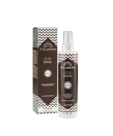 Solarium Super Tanning Spray Oil Face and Body 200ml