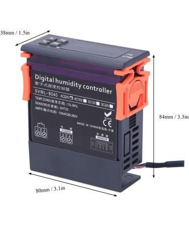 Digital Humidity Controller HM40 - 1-99% RH 220V Temperature Sensor for Humidifiers - Buy Internationally - Buy Online on GoSupps.com