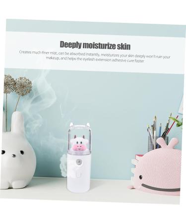 FOYTOKI Moisturizer Hydrating Humidifier Face Cartoon Humidifier Skin Steamer White Plastic Material - Buy Online on GoSupps.com