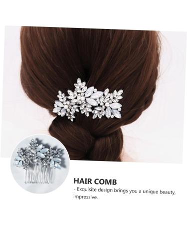 MAGICLULU 1 PC Comb Wedding Dress Headdress Crystal Hairpin Crystal Hair Decor Hair Supply Bridal Headpiece Hair Barrettes Bohemia Hair Accessories Bride Decorate European and American Alloy - Buy Online on GoSupps.com