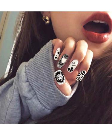 Homo Trends 5Pcs Halloween Nail Stamping Kit | DIY Nail Art Templates for Spooky Manicures - Buy Online on GoSupps.com