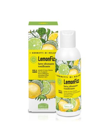 Helan I Sorbetti LemonFizz - Moisturizing Body Cream for Dry Skin Scented Cream for Women and Men Vitamin C Scented Milk with Vitamin E 150 ml