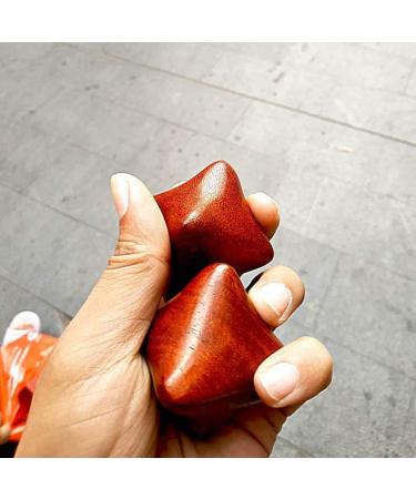 SuPVOX Thai Traditional Wooden Reflexology Balls - 2 Pack | Perfect for Foot Massage and Relaxation | International Shipping Available - Buy Online on GoSupps.com