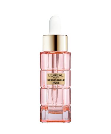 L'Oréal Paris - Rosé Oil Serum - Anti-Aging Radiance & Intense Nutrition Face Care - Concentrated in Native Peony Cells and Calcium B3 - For Mature Skin - Age Perfect Golden Age - 30 ml