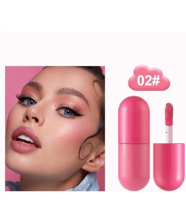 Liquid blush for cheeks liquid blushing makeup cream blush | Women's light makeup red highlighter stick for a natural-looking face - Buy Online on GoSupps.com