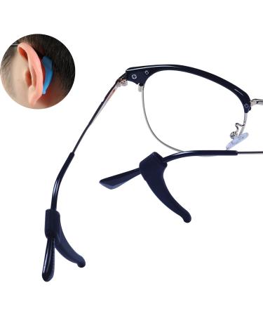 MUXIJIA 20 Couples Anti-Slip Silicone Glasses Ear Hooks - Soft Comfort Holders 10 Black + 10 White Perfect Glasses Anti-Slip Accessories for All Eyewear - Buy Online on GoSupps.com