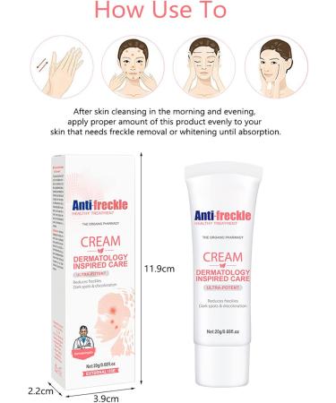 Face Freckle Removal Cream 0.7oz Nicotinamide Freckle Removal Cream Face Brightening Hydrating Nourishing Repairing Freckle Cream - Buy Online on GoSupps.com