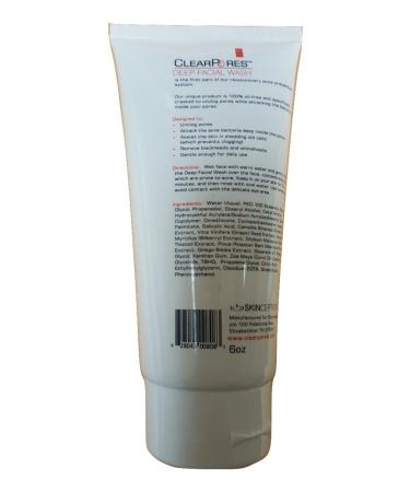 Acne Treatment Facial System - Clear Pores Deep Wash & Herbal Protection Cream for Clear Skin - Buy Online on GoSupps.com