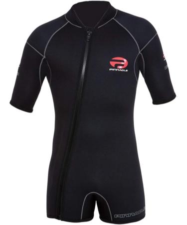 Pinnacle Escape 5mm Women's Shorty Wetsuit - Black, Medium | Short Sleeve for Comfort - Buy Online on GoSupps.com