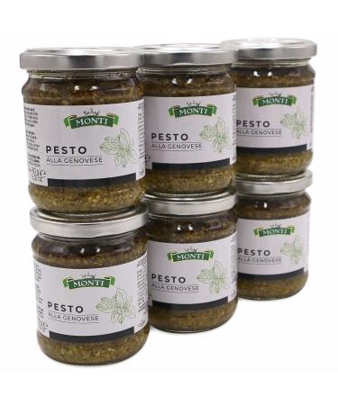 Monti Pesto Genovese 180g - Authentic Italian Pesto Sauce for International Shipping - Buy Online on GoSupps.com