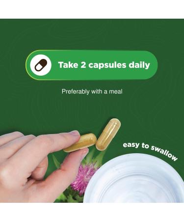 Natures Craft Milk Thistle Liver Detox Pills - Liver Support Supplement with Dandelion Root & Artichoke Extract - Liver Cleanse Detox Formula - Buy Online on GoSupps.com