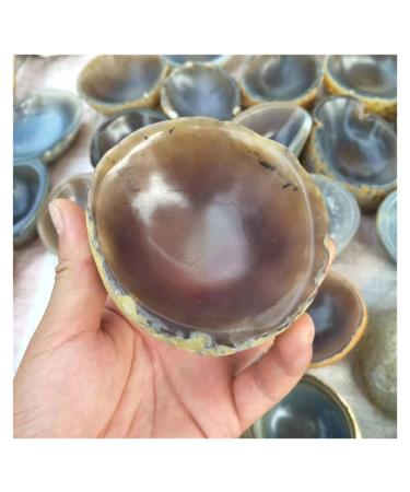 Natural Sphere Folk Crafts Gemstone Natural Carved Crystal Singing Bowl 65mm-75mm for Decoration for Home Decoration for Decoration Gift Decoration feng Shui.