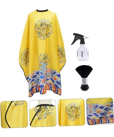 FRCOLOR 1 Set Hairdressing Cloth Set Transparent Cape Hairdressing Tools Barber Brush Spray Bottle Scarf Hair Spray Bottle Hair Beauty Tool Hair Dye Apron Accessories - Buy Online on GoSupps.com