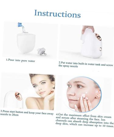 Didiseaon Water Replenishing Instrument Steamer Skin Care Moisturizing Face Spa Steamer Facial Mist Sprayer Face Steamer Mist Humidifier Face Humidifier Facial Steamer - Buy Online on GoSupps.com